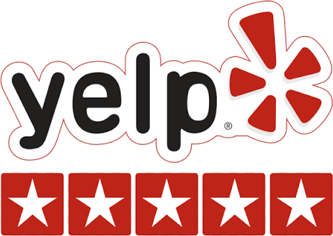 5 stars on Yelp