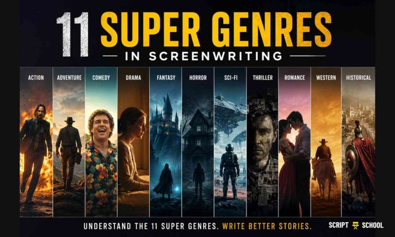11 super genres in screenwriting