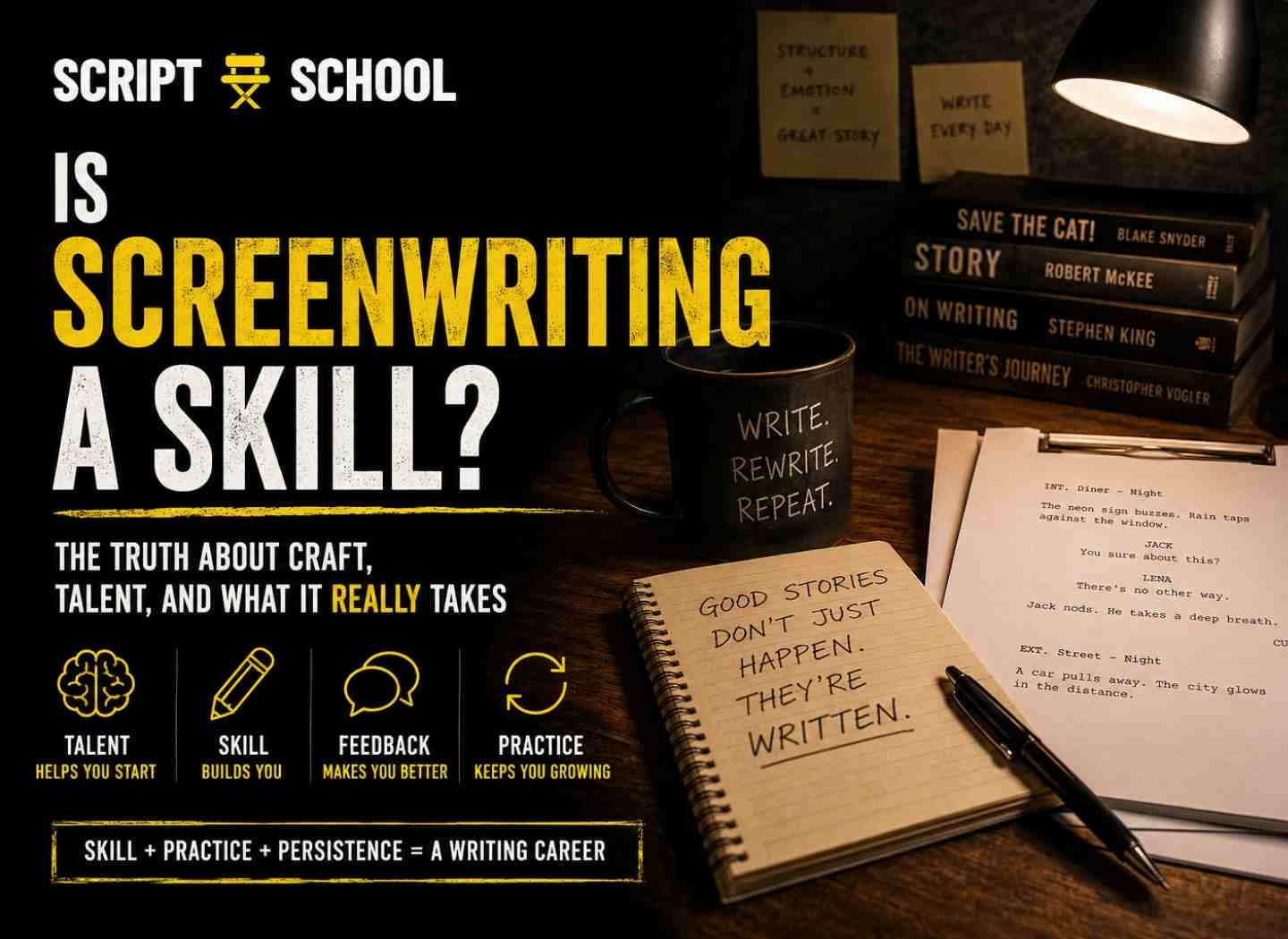 Is screenwriting a skill