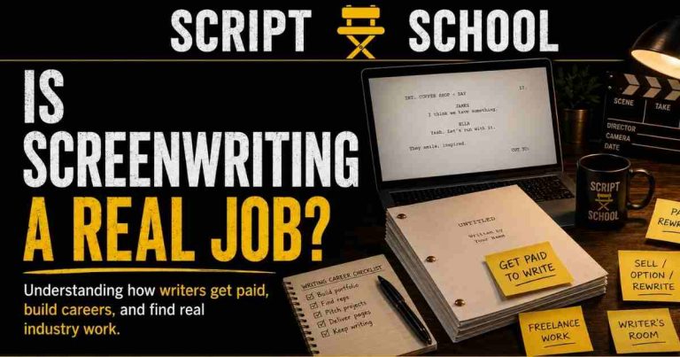 Is Screenwriting a Real Job You Can Make Money From