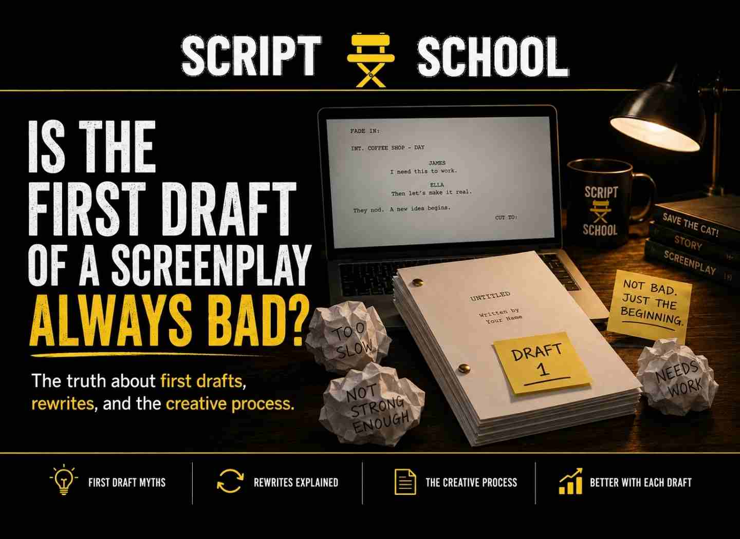 Is the First Draft of a Screenplay Always Bad