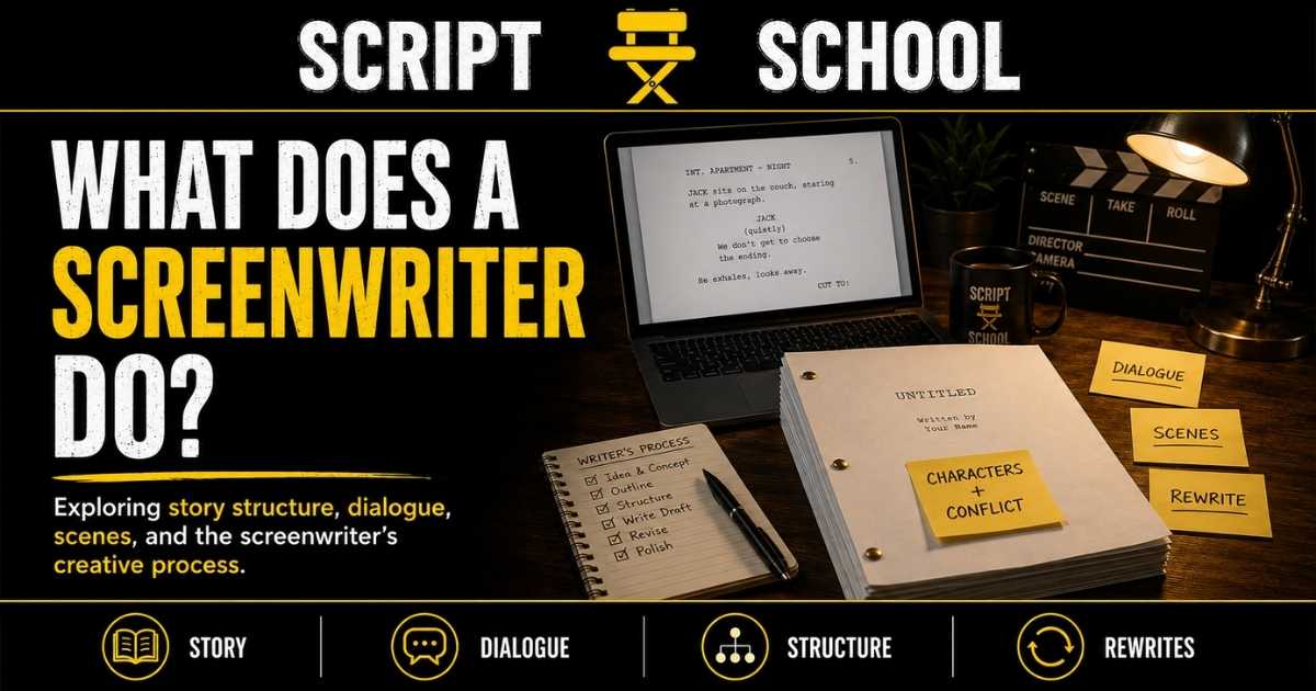 What Is Screenwriting, and How Is It Different from Writing a Book