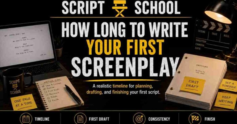 How Long Does It Take to Write Your First Screenplay