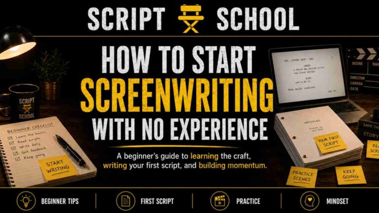 How to Start Screenwriting With No Experience