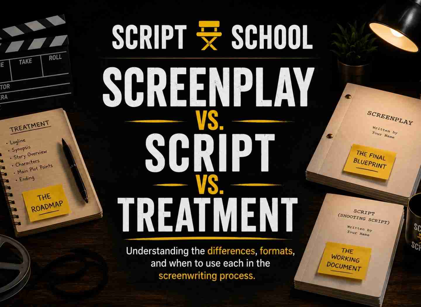 Screenplay vs Script