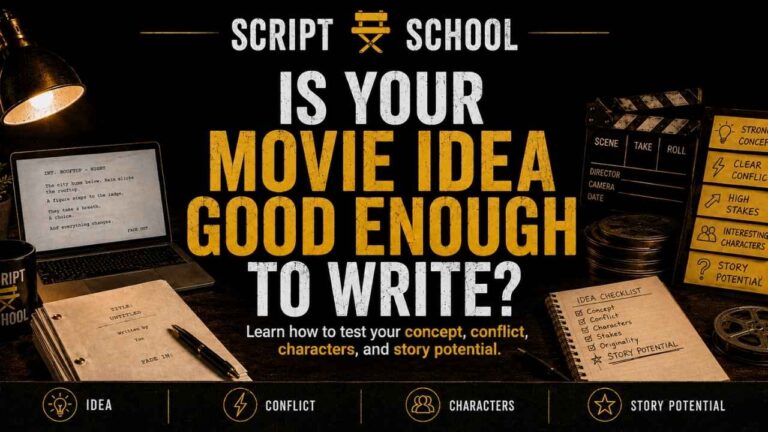 How to Know If Your Movie Idea Is Good Enough to Write