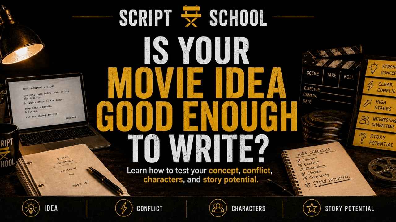 How to Know If Your Movie Idea Is Good Enough to Write